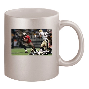 Tampa Bay Buccaneers 11oz Metallic Silver Mug