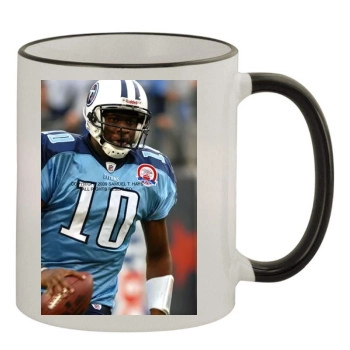 Tennessee Titans 11oz Colored Rim & Handle Mug