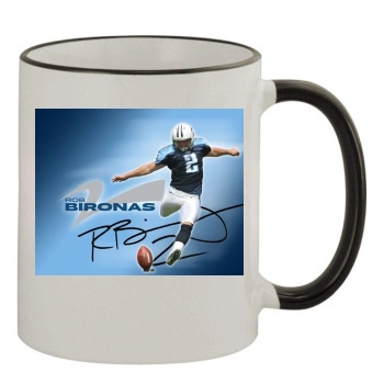 Tennessee Titans 11oz Colored Rim & Handle Mug