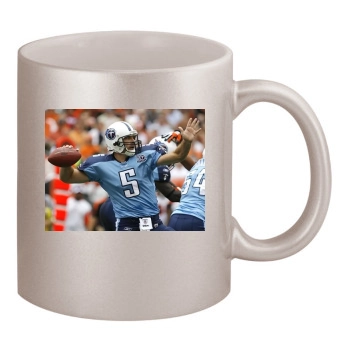 Tennessee Titans 11oz Metallic Silver Mug