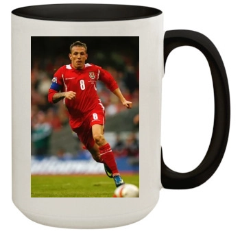 Wales National football team 15oz Colored Inner & Handle Mug