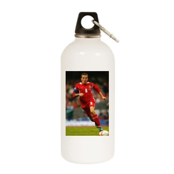 Wales National football team White Water Bottle With Carabiner