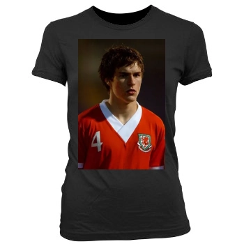 Wales National football team Women's Junior Cut Crewneck T-Shirt