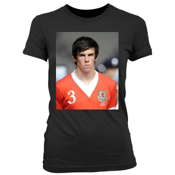 Wales National football team Women's Junior Cut Crewneck T-Shirt