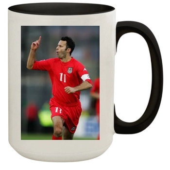 Wales National football team 15oz Colored Inner & Handle Mug