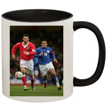 Wales National football team 11oz Colored Inner & Handle Mug