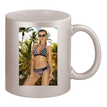 Joanna Krupa 11oz Metallic Silver Mug