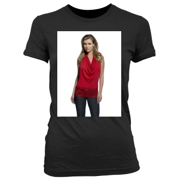 Joanna Krupa Women's Junior Cut Crewneck T-Shirt