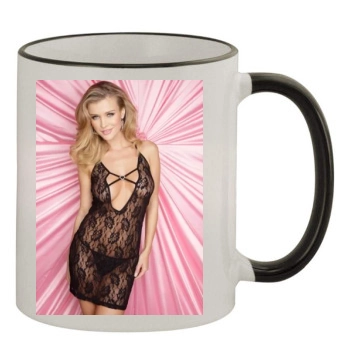 Joanna Krupa 11oz Colored Rim & Handle Mug