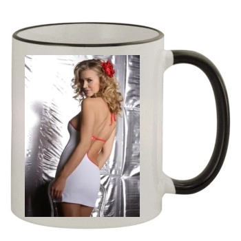 Joanna Krupa 11oz Colored Rim & Handle Mug