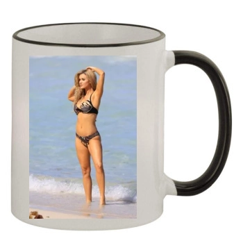 Joanna Krupa 11oz Colored Rim & Handle Mug