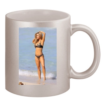 Joanna Krupa 11oz Metallic Silver Mug