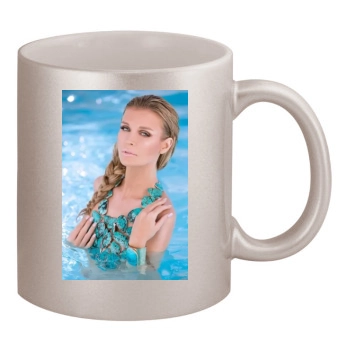 Joanna Krupa 11oz Metallic Silver Mug