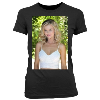 Joanna Krupa Women's Junior Cut Crewneck T-Shirt