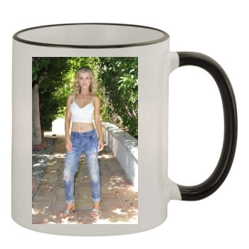 Joanna Krupa 11oz Colored Rim & Handle Mug