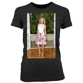 Joanna Krupa Women's Junior Cut Crewneck T-Shirt