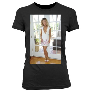 Joanna Krupa Women's Junior Cut Crewneck T-Shirt