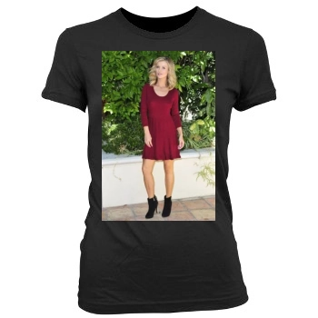 Joanna Krupa Women's Junior Cut Crewneck T-Shirt