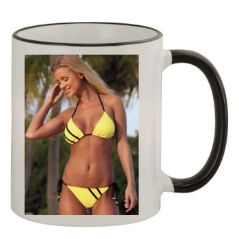 Joanna Krupa 11oz Colored Rim & Handle Mug