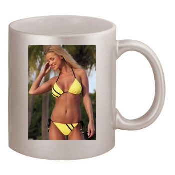 Joanna Krupa 11oz Metallic Silver Mug