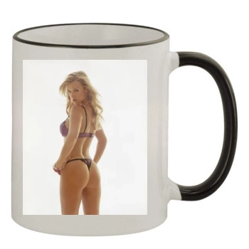 Joanna Krupa 11oz Colored Rim & Handle Mug