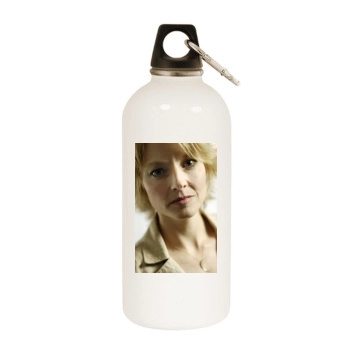 Jodie Foster White Water Bottle With Carabiner