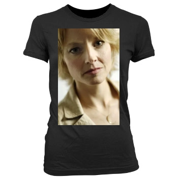 Jodie Foster Women's Junior Cut Crewneck T-Shirt