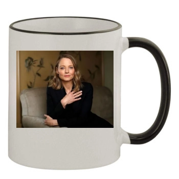 Jodie Foster 11oz Colored Rim & Handle Mug