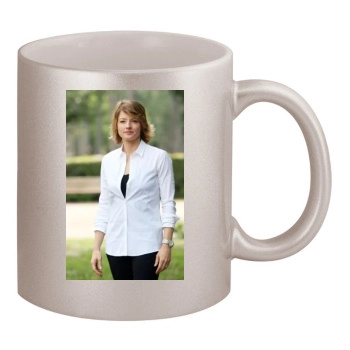 Jodie Foster 11oz Metallic Silver Mug