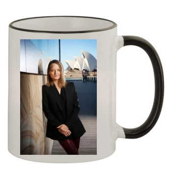 Jodie Foster 11oz Colored Rim & Handle Mug