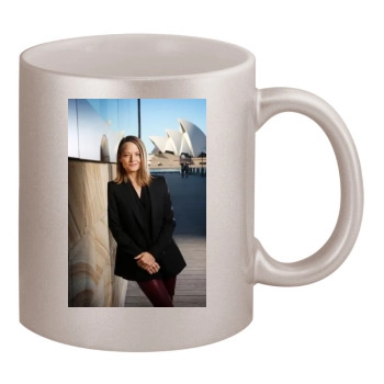 Jodie Foster 11oz Metallic Silver Mug