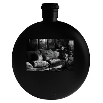 Jodie Foster Round Flask