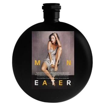 Angelina Jolie Round Flask