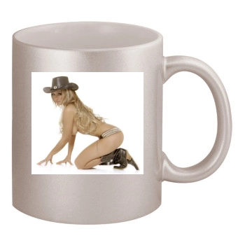 Jodie Marsh 11oz Metallic Silver Mug