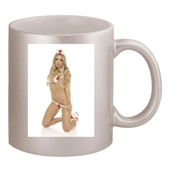 Jodie Marsh 11oz Metallic Silver Mug