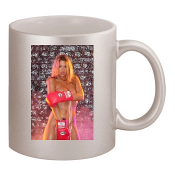 Jodie Marsh 11oz Metallic Silver Mug