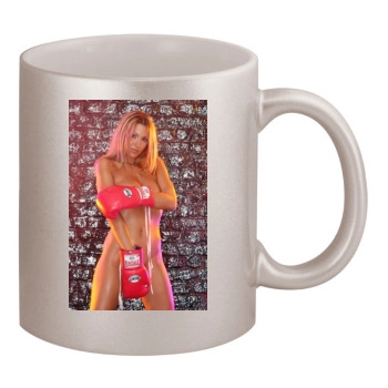 Jodie Marsh 11oz Metallic Silver Mug