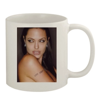 Angelina Jolie 11oz White Mug