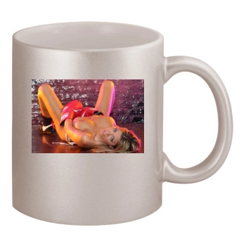 Jodie Marsh 11oz Metallic Silver Mug