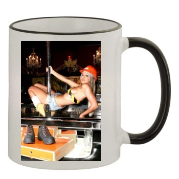 Jodie Marsh 11oz Colored Rim & Handle Mug