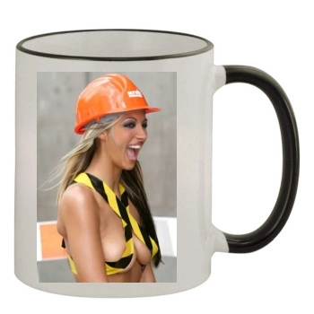 Jodie Marsh 11oz Colored Rim & Handle Mug