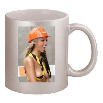 Jodie Marsh 11oz Metallic Silver Mug