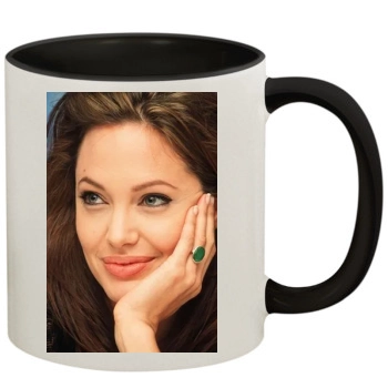 Angelina Jolie 11oz Colored Inner & Handle Mug