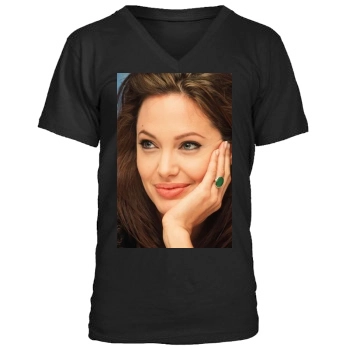 Angelina Jolie Men's V-Neck T-Shirt