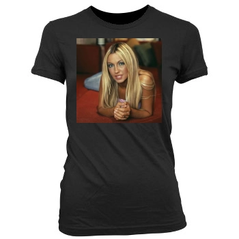 Jodie Marsh Women's Junior Cut Crewneck T-Shirt