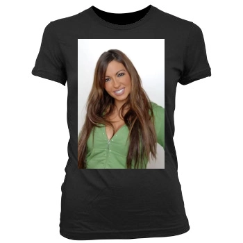 Jodie Marsh Women's Junior Cut Crewneck T-Shirt