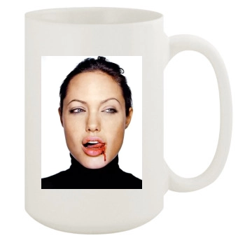 Angelina Jolie 15oz White Mug