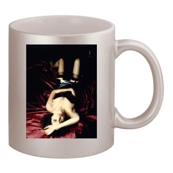 Angelina Jolie 11oz Metallic Silver Mug