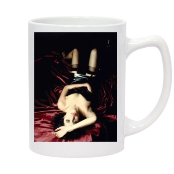 Angelina Jolie 14oz White Statesman Mug