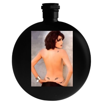 Angelina Jolie Round Flask